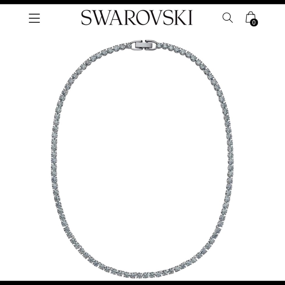 Beautiful tennis necklace swarovski! Best seller!! Great price, nwt